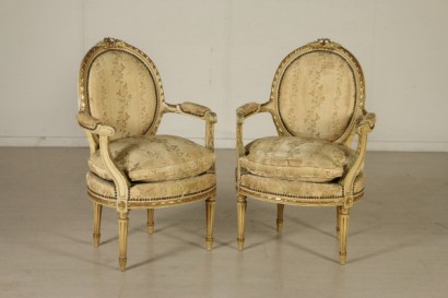 Neoclassical chairs pair