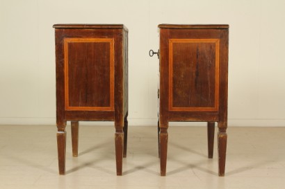 Side Pair bedside tables in Directoire style