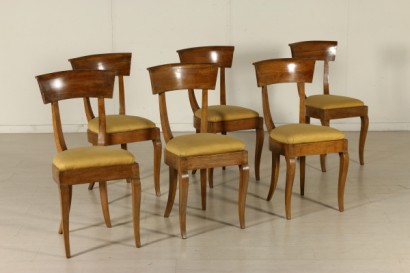 Gruppe 6 Stühlen Restaurierung