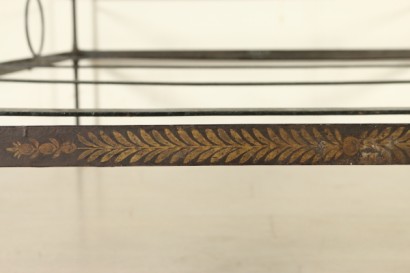 Particular bed in wrought iron, 18th century