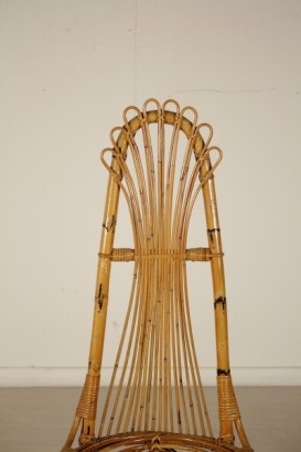 Chaises en bambou, antiquités modernes, design, vintage, chaise, chaise design, chaise antique moderne, chaise vintage, chaise années 60, # {* $ 0 $ *}, #modern, #design, #vintage, #madeinitaly