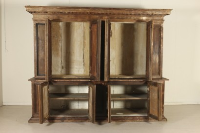 Credenza doppio corpo otto ante, antiquariato, antichità, #dimanoinmano, #antiquariato, #antichità, #Credenzadoppiocorpoottoante