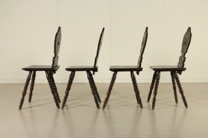 Group of 4 style chairs, bottega 900, 900, Liberty, liberty chairs, # {* $ 0 $ *}, # bottega900, # 900, #Liberty, #sedieliberty, #MadeinItaly