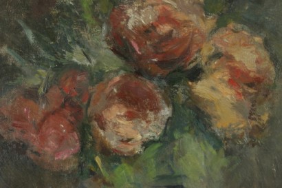 Ezio Pastorio (1911-2006),Vaso di fiori - particolare