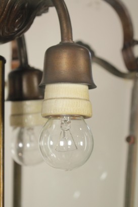 lampadaire, atelier du 20ème siècle, lampe, antiquité, # {* $ 0 $ *}, # bottega900, # antichità, #Lampadalanternadaterra, lampadaire