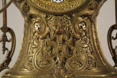 Arbeitsplatte Bronze Uhr-detail