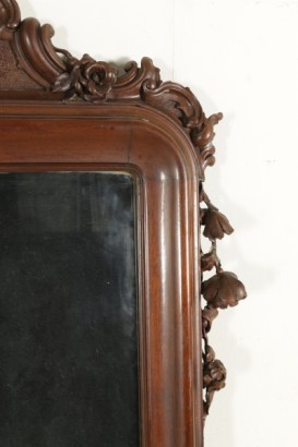 Table console avec miroir Louis Philippe-détail