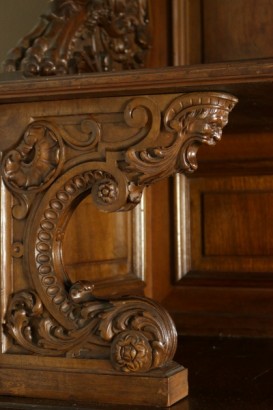 Grande credenza Neorinascimento - particolare