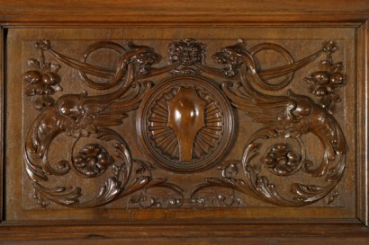 Grande credenza Neorinascimento - particolare