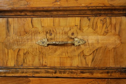 Two-drawer dresser-detail