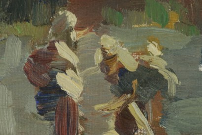 Giuseppe Maggi (1875-1946), Laundresses-detail