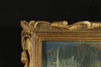 Giuseppe Maggi (1875-1946), Laundresses-detail picture frame