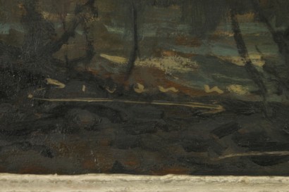 Yasser Zakaria (1891-1971), paisaje con rebaños y pastores-detalle