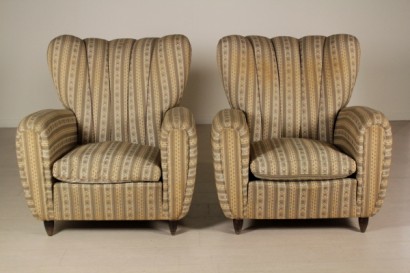 armchairs, 40s armchairs, 50s armchairs, vintage armchairs, pair of armchairs, # {* $ 0 $ *}, # armchairs, # poltroneanni40, # poltroneanni50, #poltronevintage, #coppiadipoltrone