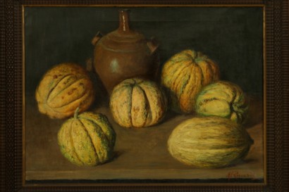 Michele Riccardi (1864-?), coppia di nature morte