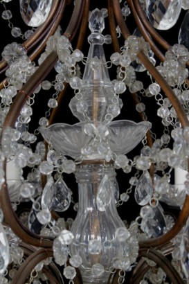 Pair of chandelier lighting-detail