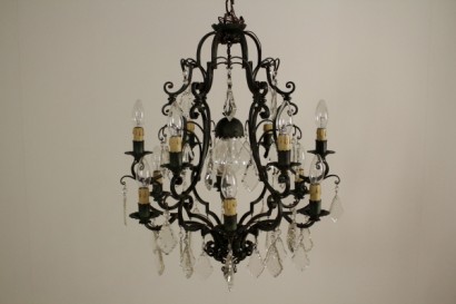 Lustre avec douze armes-détail