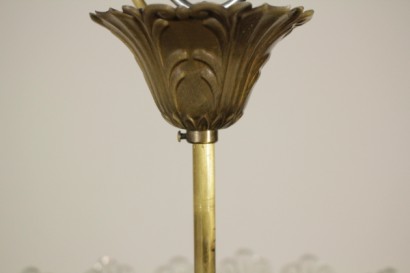 Bronze-Kronleuchter und Glas-detail
