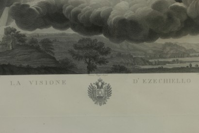 Paolo Caronni (1779-1842), the vision of Ezekiel-detail
