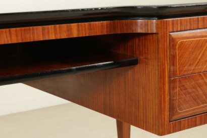 Schreibtisch, 1950s Schreibtisch, Designer - Schreibtisch, italienisches Design Schreibtisch, Jahrgang Schreibtisch, Rosenholz Schreibtisch, bois de Rose # {* $ 0 $ *}, #anticonline, #desk, # deskanni50, #scrivaniadidesign, #scrivaniadesignitaliano, #vintage Schreibtisch