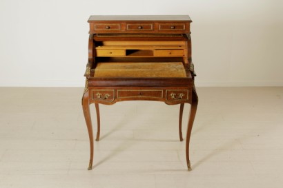 {* $ 0 $ *}, bureau à rabat, bureau des années 1900, bureau du début des années 1900, bureau du début des années 1900, bureau en palissandre, bureau français, bureau antique, bureau antique, bureau antique