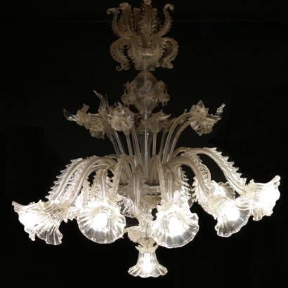 chandelier, twelve-arm chandelier, glass chandelier, 900 chandelier, early 1900 chandelier, early 900 chandelier, # {* $ 0 $ *}, #anticonline, #lampadario, #lampadarioadodicibracci, #lampadarioinvetro, # chandelier900, # chandelierinizi900, # chandelierprimi900