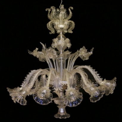 chandelier, twelve-arm chandelier, glass chandelier, 900 chandelier, early 1900 chandelier, early 900 chandelier, # {* $ 0 $ *}, #anticonline, #lampadario, #lampadarioadodicibracci, #lampadarioinvetro, # chandelier900, # chandelierinizi900, # chandelierprimi900