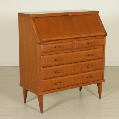 commode, bureau, commode vintage, commode des années 1950, commode des années 60, commode en teck, {* $ 0 $ *}, bureau des années 60, bureau des années 50