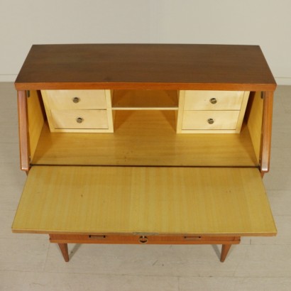 commode, bureau, commode vintage, commode des années 1950, commode des années 60, commode en teck, {* $ 0 $ *}, bureau des années 60, bureau des années 50