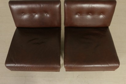 armchairs, pair of armchairs, {* $ 0 $ *}, leatherette armchairs, 60's armchairs, Italian design armchairs, spring armchairs, vintage armchairs, designer armchairs, Italian design