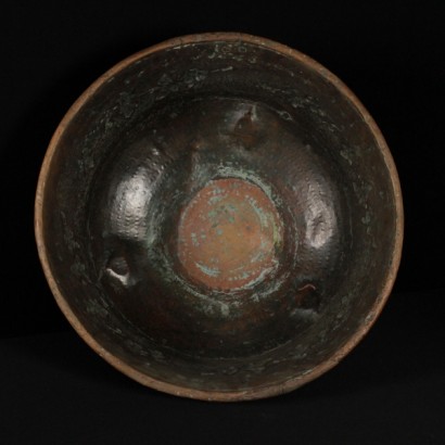 basin, antique basin, copper basin, antique basin, embossed copper, chiseled copper, basin 900, large basin, {* $ 0 $ *}, anticonline