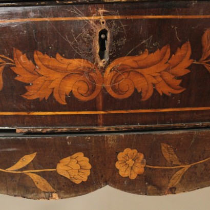 Dutch inlaid Dresser-detail