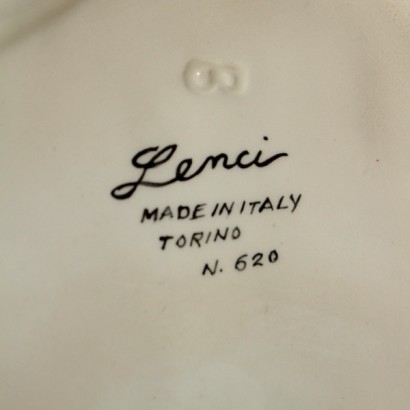 Lenci Keramik, romantische Paar-logo