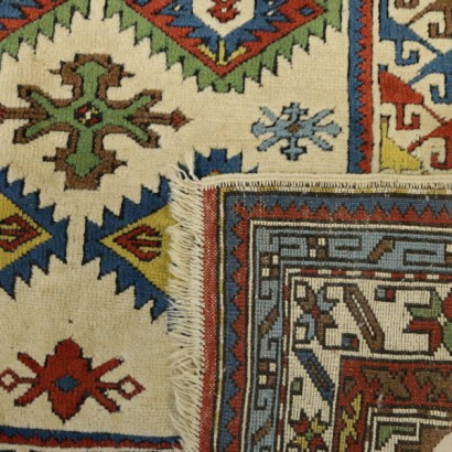 Kazak alfombra-Turquía-detalle