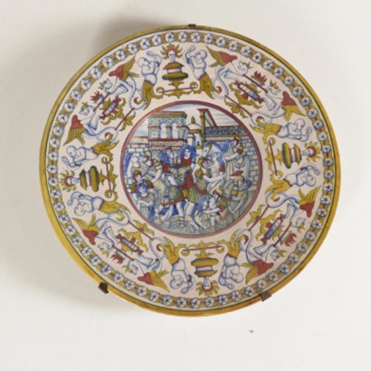 Plat décoré