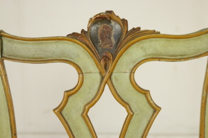 Neoclassical chairs pair-detail