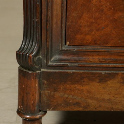 Commode noyer entrejambe-détail