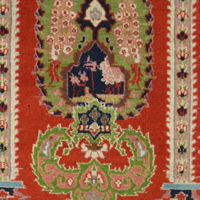 Tapis Kasmir-Inde-détail