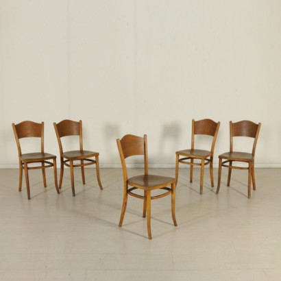 Gruppo 5 sedie thonet