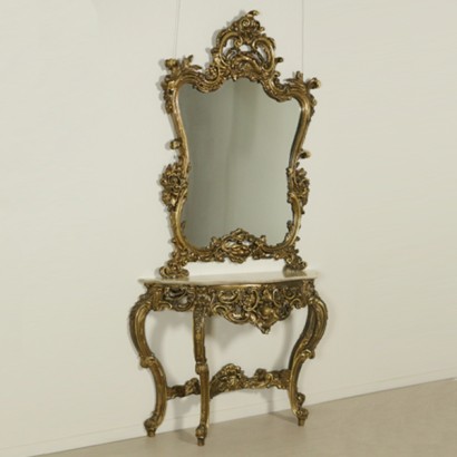 Mesa consola con espejo de estilo