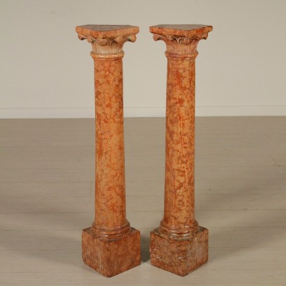 Säulen, Ecksäulen, antike Säulen, 900 Säulen, Marmorsäulen, roter Verona-Marmor, Verona-Marmor, # {* $ 0 $ *}, {* $ 0 $ *}
