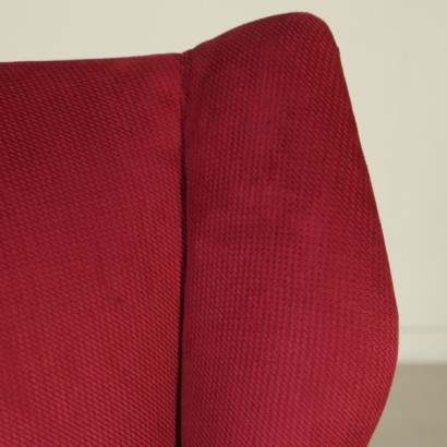 armchair, 1950s armchair, 50s, {* $ 0 $ *}, anticonline, velvet armchair, restored armchair, designer armchair, Italian design armchair, Italian design