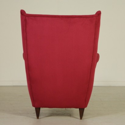 armchair, 1950s armchair, 50s, {* $ 0 $ *}, anticonline, velvet armchair, restored armchair, designer armchair, Italian design armchair, Italian design