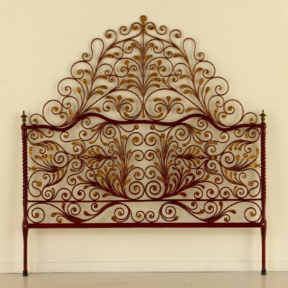 headboard, wrought iron headboard, 900 headboard, decorated headboard, flower headboard, # {* $ 0 $ *}