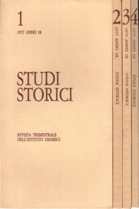Studi storici. Rivista trimestrale Anno XVIII, 1977 (4 Volumi)