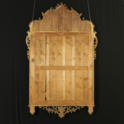 Mirror carved and gilded frame