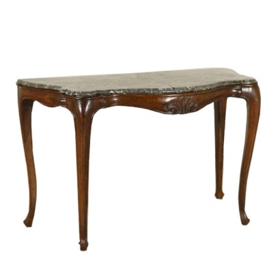 Console with marble top