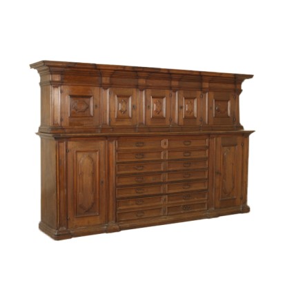 Grande credenza a doppio corpo