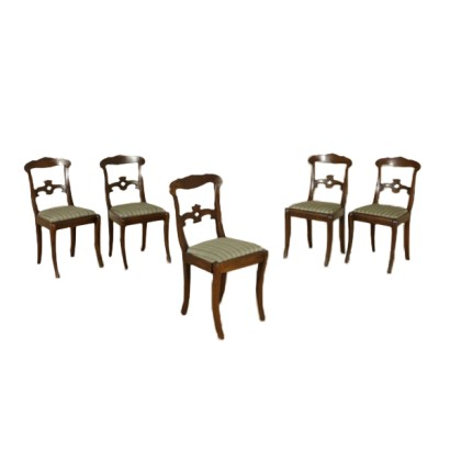 Group of five chairs restoration