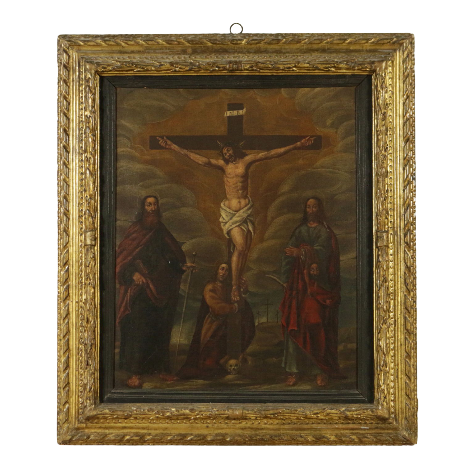 Crocifissione Pittura antica Arte dimanoinmano.it